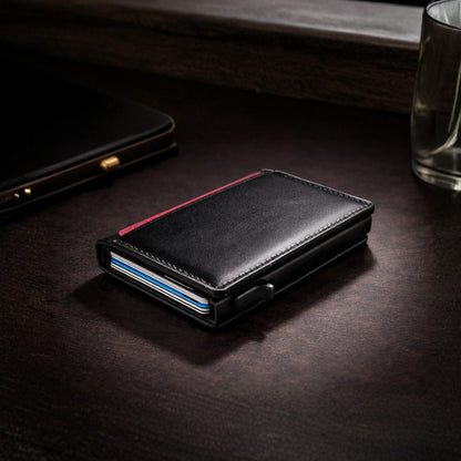 Delois Slide X Black Smart Card Holder