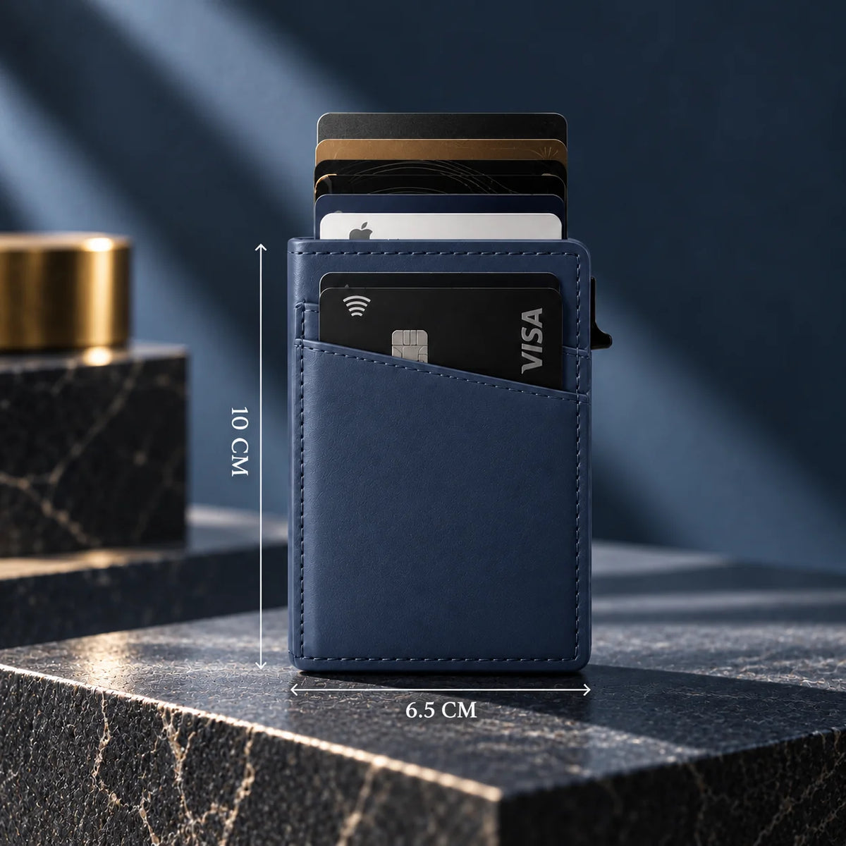 Delois Slide X Blue Smart Card Holder
