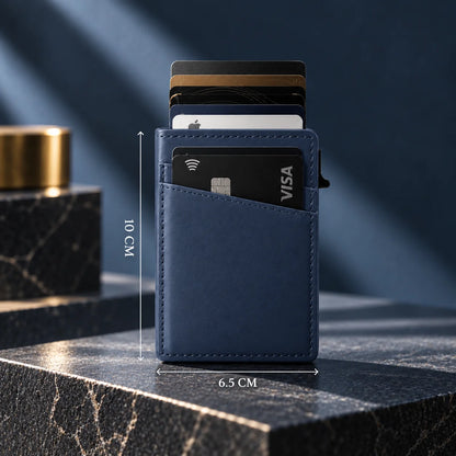 Delois Slide X Blue Smart Card Holder