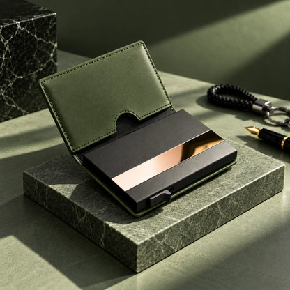 Delois Slide X Green Smart Card Holder
