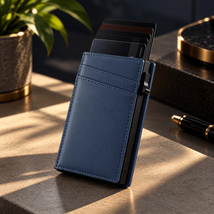 Delois Slide X Blue Smart Card Holder