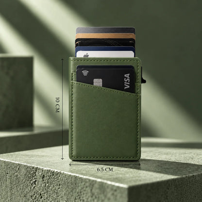 Delois Slide X Green Smart Card Holder