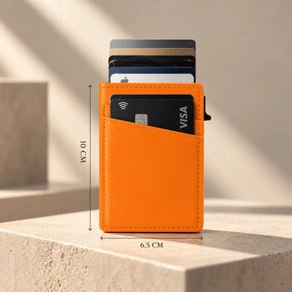 Delois Slide X Orange Smart Card Holder