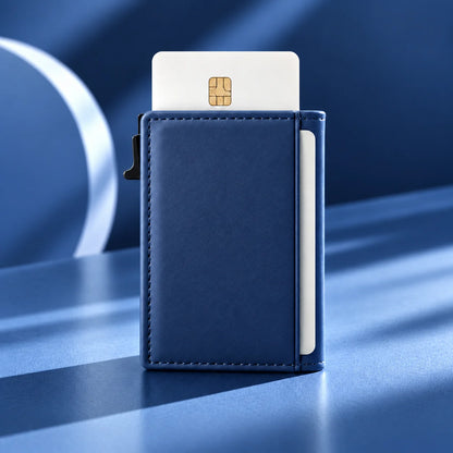 Delois Slide X Blue Smart Card Holder