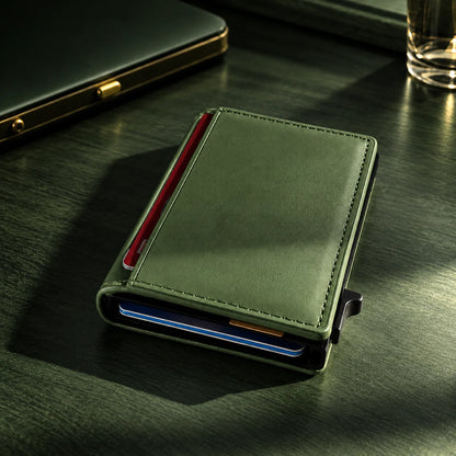 Delois Slide X Green Smart Card Holder