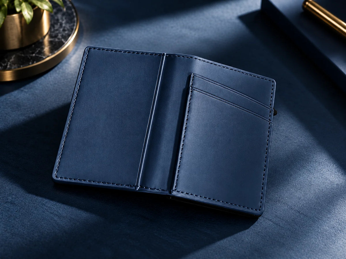 Delois Slide X Blue Smart Card Holder