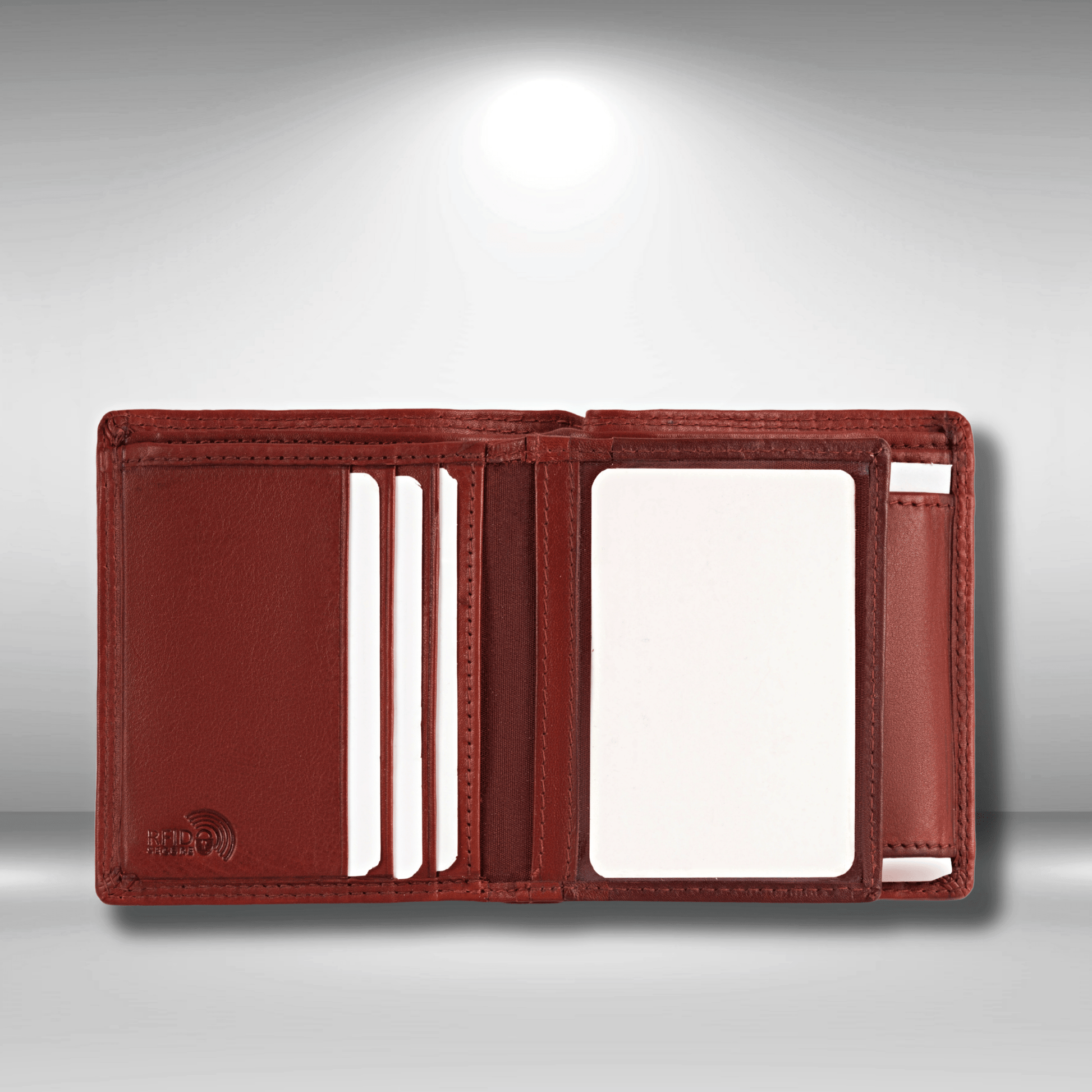 RFID WALLET SCARLET BROWN - Delois